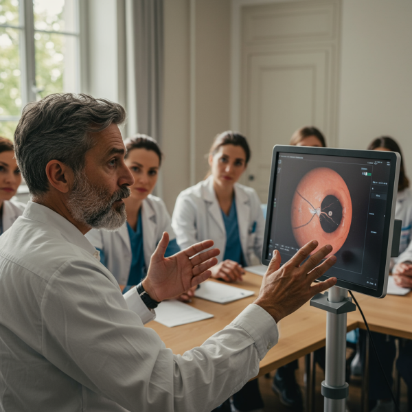 présentation clinique en ophtalmologie en anglais
